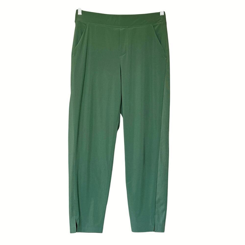 Athleta Brooklyn Ankle Pant Vineyard Green Pants Women’s Size 4 Travel Casual - Picture 2 of 11